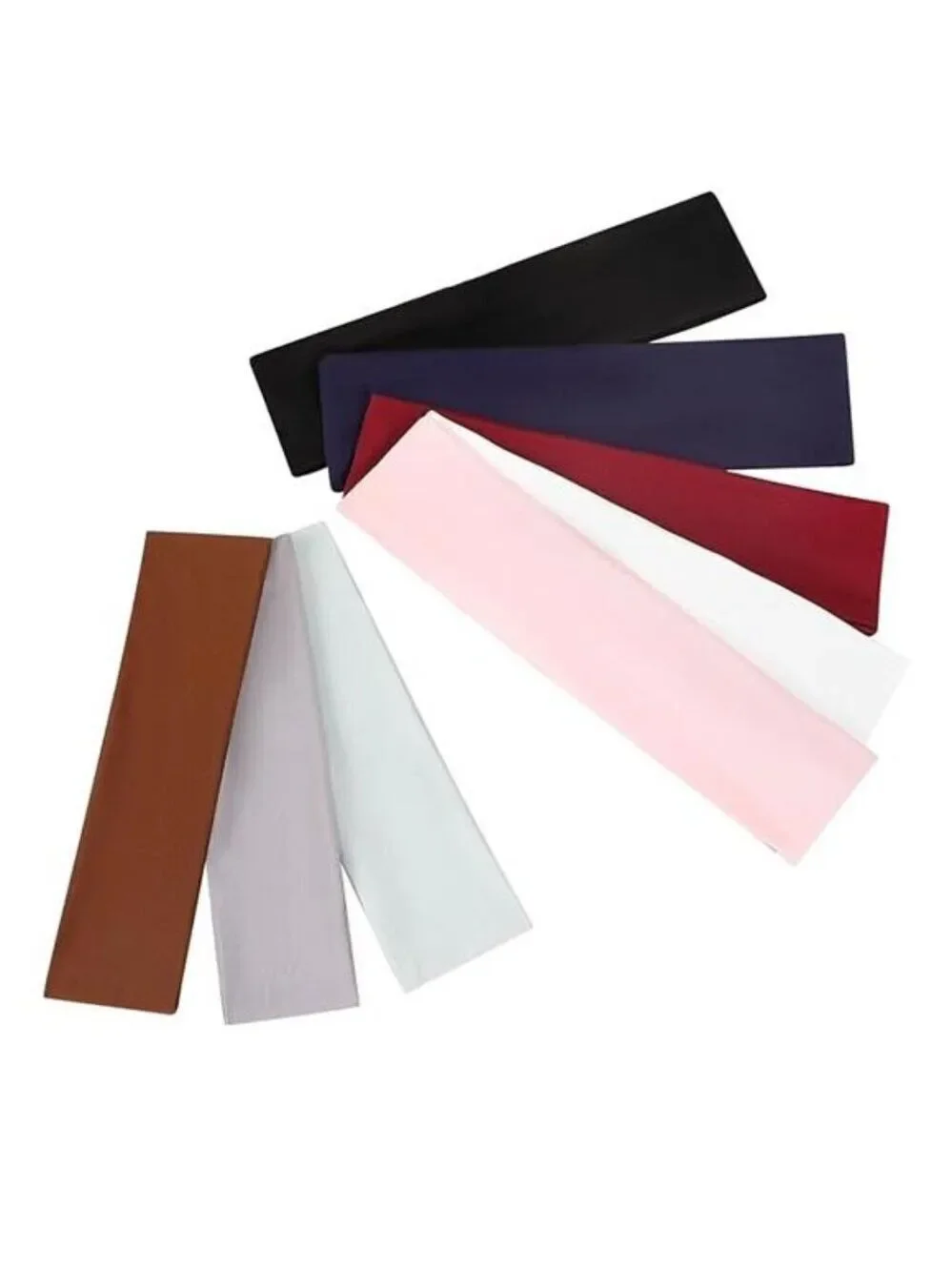 Workout Yoga Running Headbands for Women 8 Pack Non Slip Hair Bands